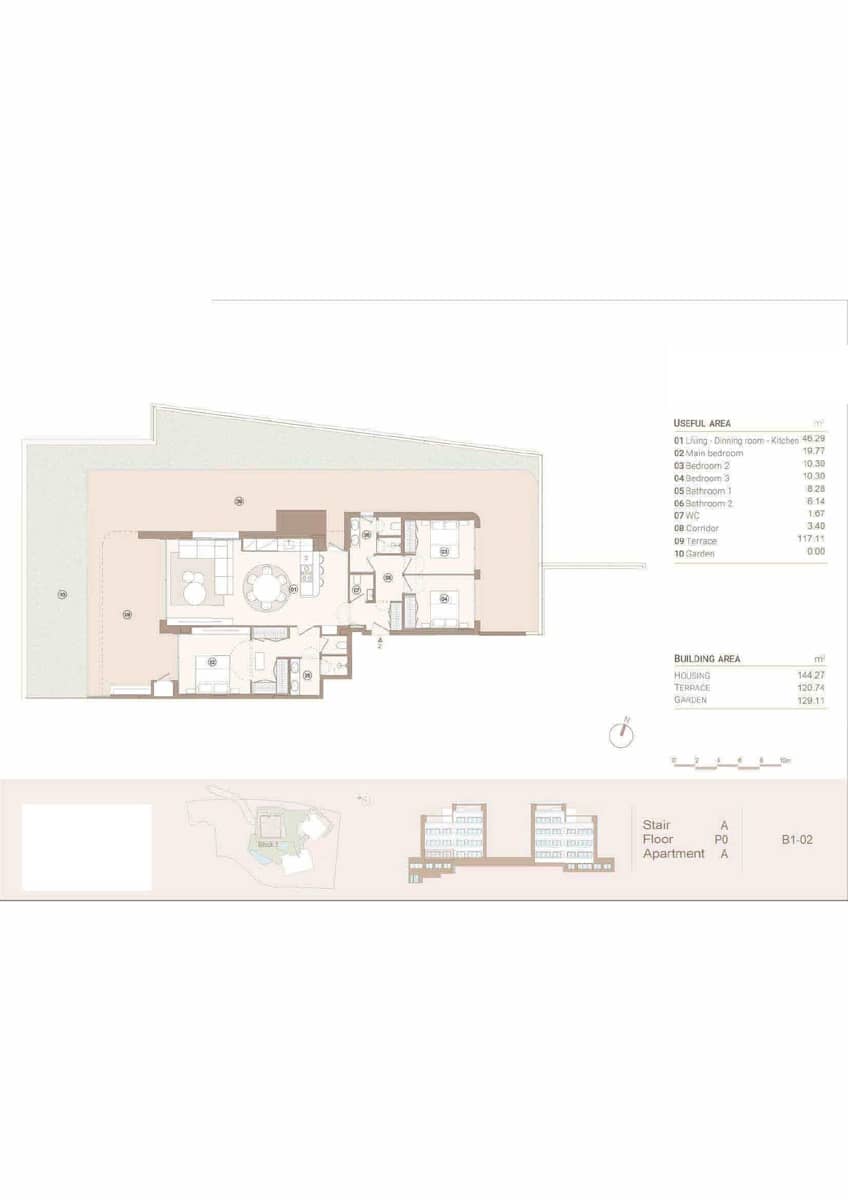 3 soverom Leilighet til salgs i Las Colinas Golf med svømmebasseng garasje - € 675 000 (Ref: 10141477)