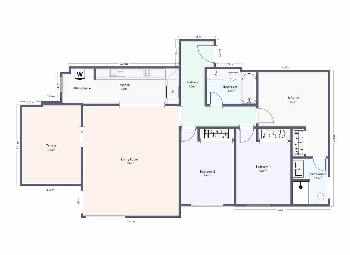 3 soveværelse Lejlighed til salg i Orihuela Costa med swimmingpool garage - € 255.000 (Ref: 10170378)