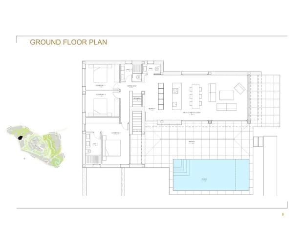 3 sovrum Villa till salu i Las Colinas Golf, Orihuela med pool - 875 000 € (Ref: 6703122)