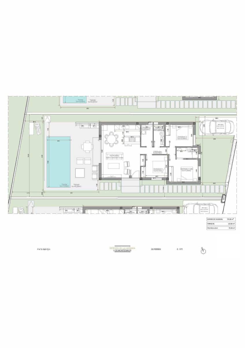 3 chambre Villa/Maison à vendre à Los Montesinos avec piscine garage - 450 000 € (Ref: 6703187)