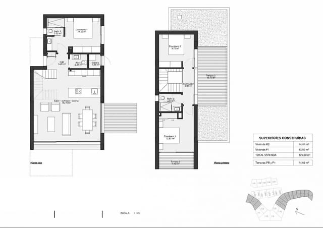 3 quarto Moradia para venda em Las Colinas Golf, Orihuela com piscina garagem - 835 000 € (Ref: 6928069)
