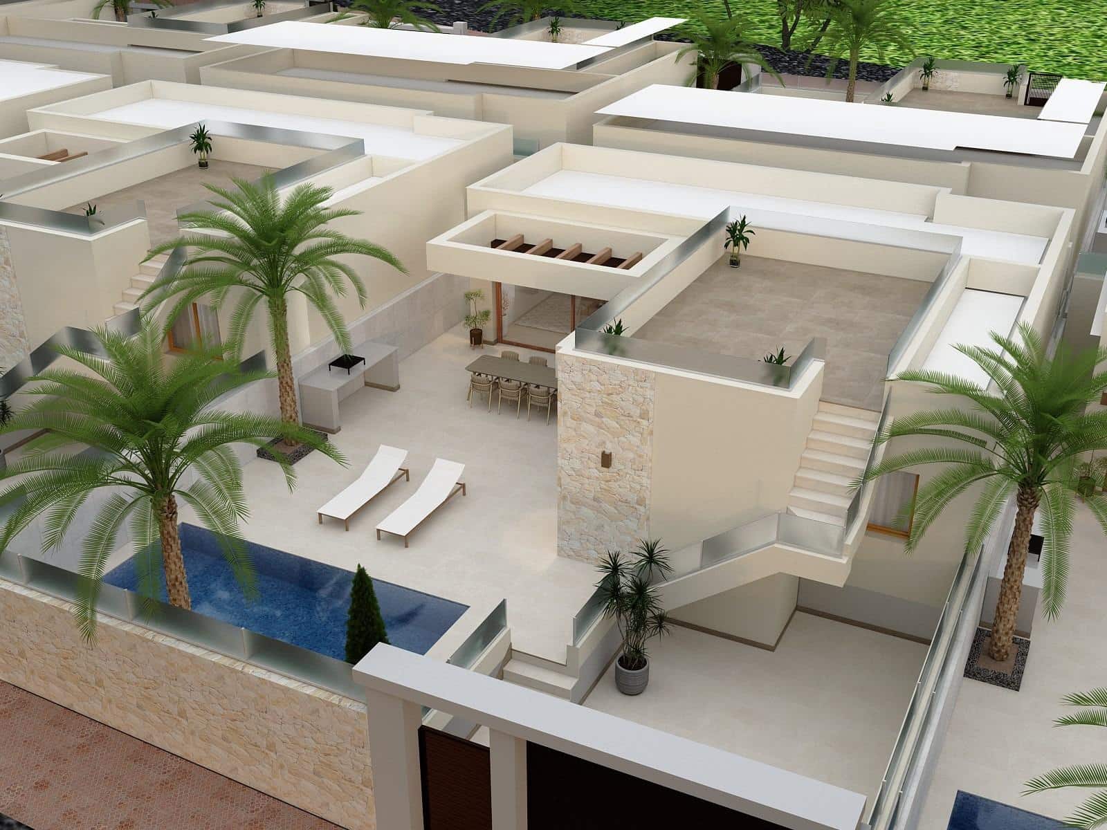 3 Zimmer Villa zu verkaufen in Ciudad Quesada mit Pool - 480.000 € (Ref: 8598737)