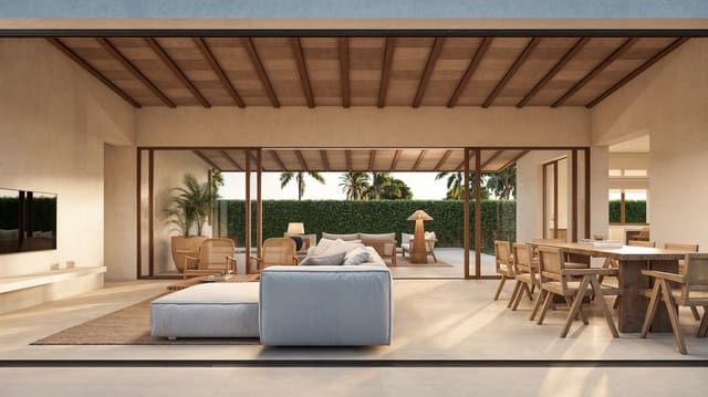 3 sypialnia Willa na sprzedaż w La Manga del Mar Menor z basenem garażem - 620 000 € (Ref: 8666075)