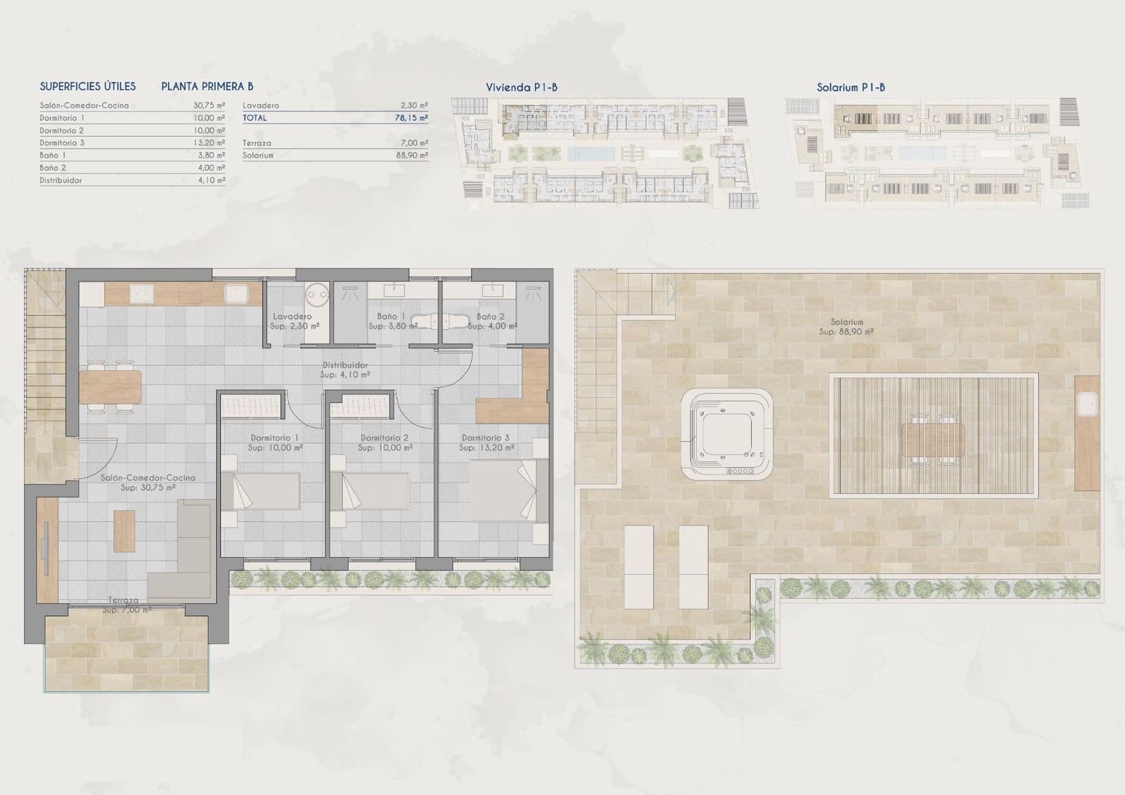 3 Zimmer Penthouse zu verkaufen in Torre-Pacheco mit Pool - 240.000 € (Ref: 8723174)