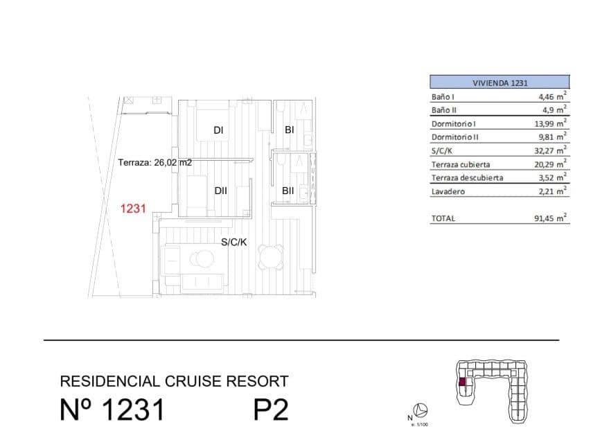 2 Zimmer Apartment zu verkaufen in San Miguel de Salinas mit Pool - 229.900 € (Ref: 8726021)