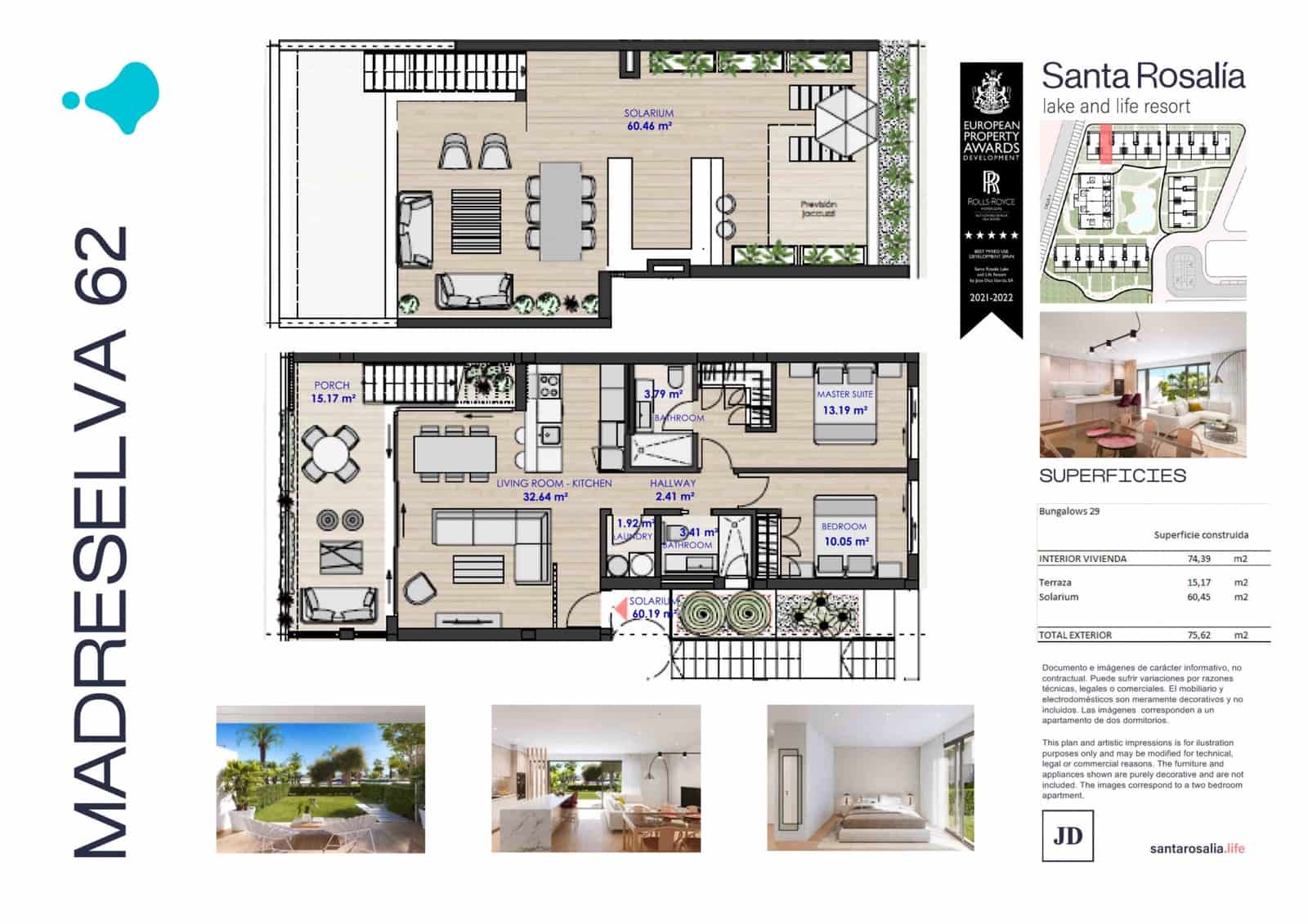 2 soveværelse Penthouse til salg i Torre-Pacheco med swimmingpool garage - € 349.900 (Ref: 8744629)