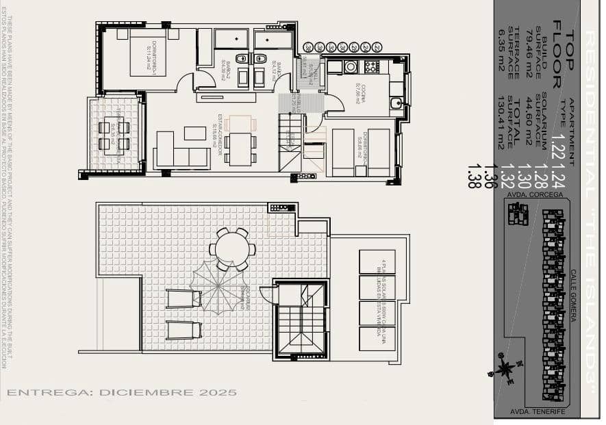 2 sypialnia Penthouse na sprzedaż w Torrevieja z basenem - 274 900 € (Ref: 8938126)