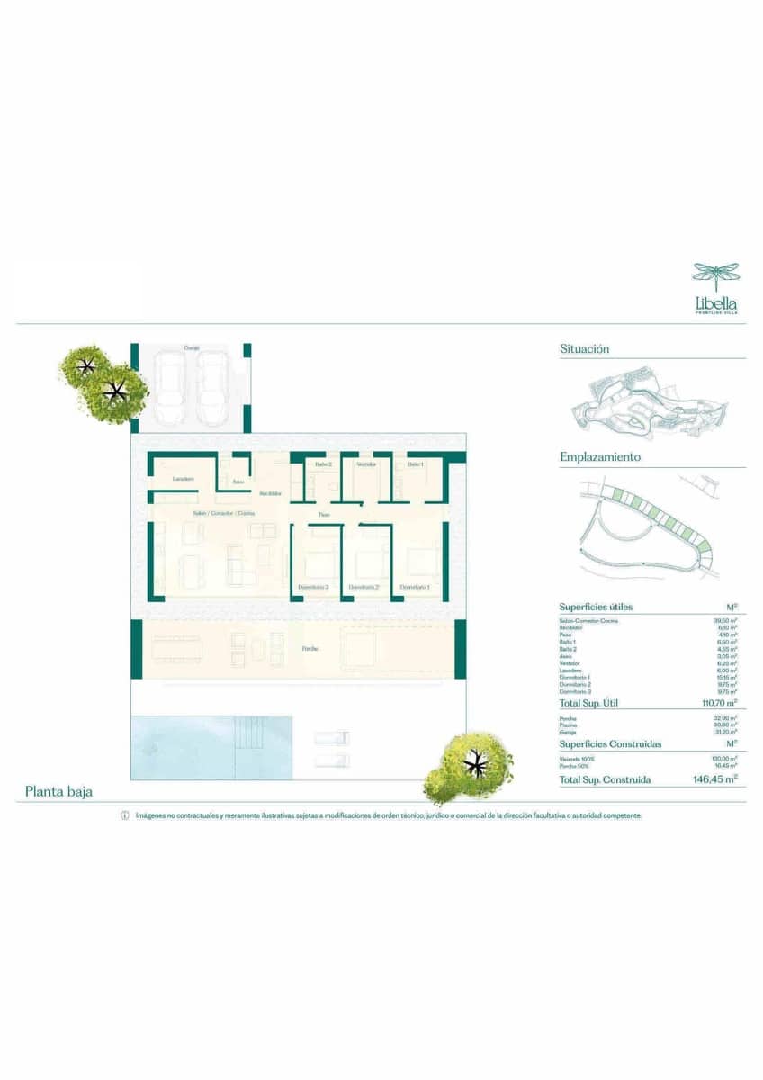 3 camera da letto Villa in vendita in Fuente Alamo de Murcia con piscina - 463.600 € (Rif: 9004215)