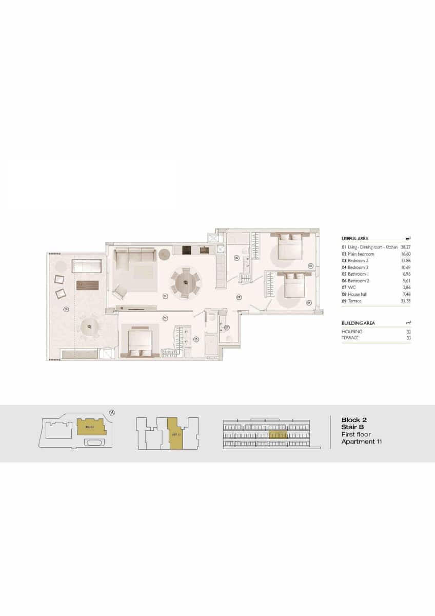 3 bedroom Apartment for sale in Las Colinas Golf with garage - € 670,000 (Ref: 9019506)