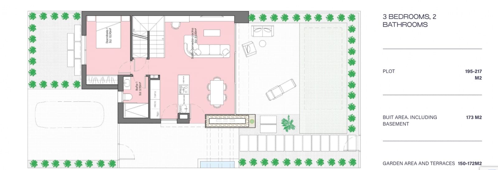 4 soveværelse Villa til salg i Torre-Pacheco med swimmingpool garage - € 540.500 (Ref: 9033291)