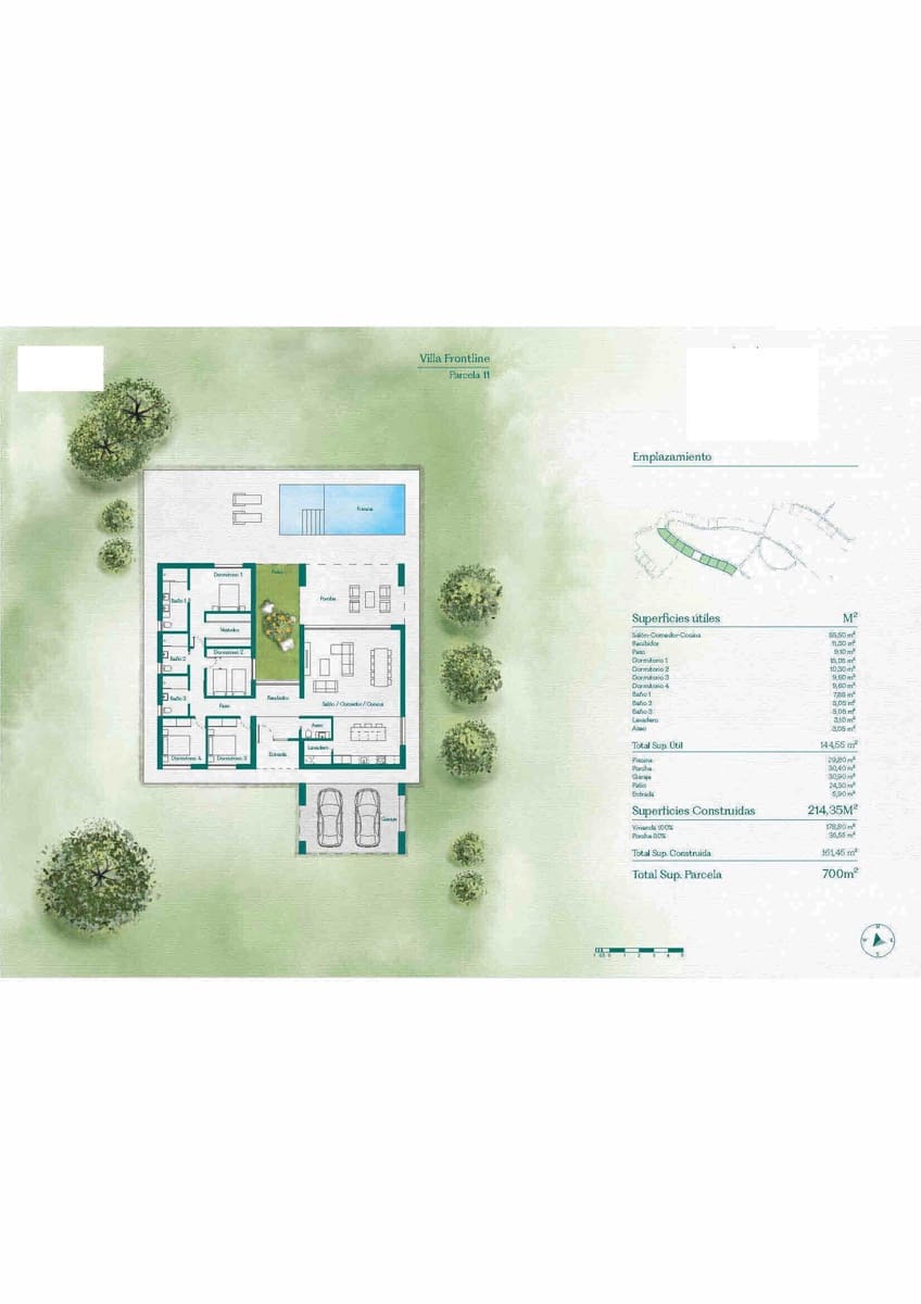 4 soveværelse Villa til salg i Fuente Alamo de Murcia med swimmingpool - € 552.000 (Ref: 9164783)