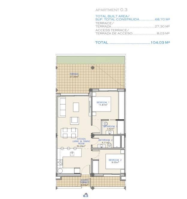 2 camera da letto Appartamento in vendita in Los Alcazares - 275.000 € (Rif: 9235272)