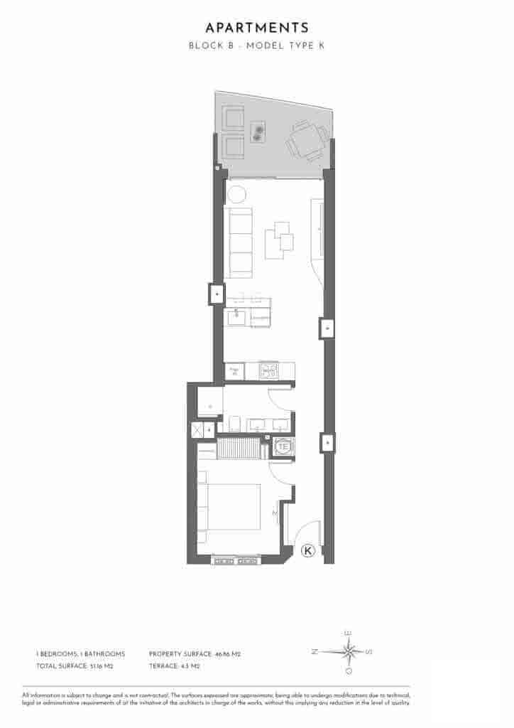 Apartamento de 1 habitación en La Manga del Mar Menor en venta - 288.000 € (Ref: 9271729)