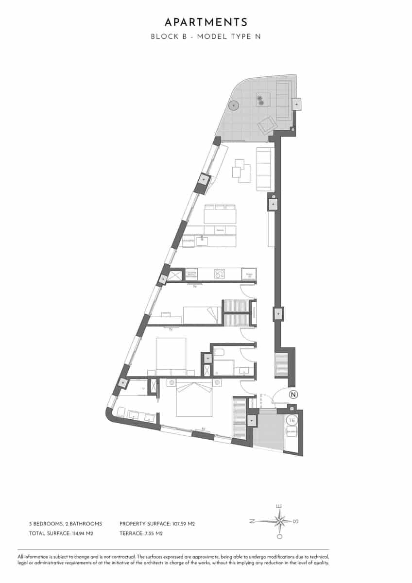 3 bedroom Apartment for sale in La Manga del Mar Menor - € 546,000 (Ref: 9271730)