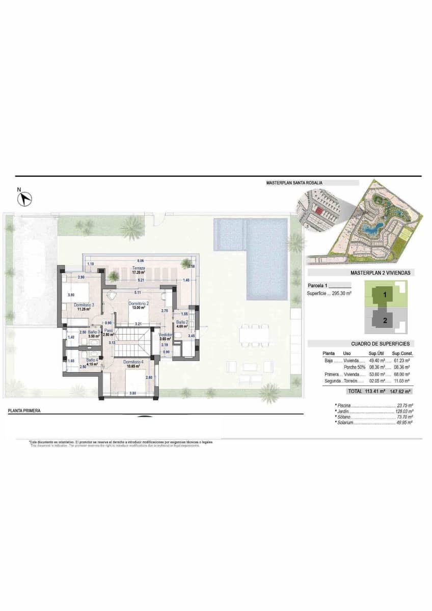 4 soveværelse Villa til salg i Torre-Pacheco med swimmingpool garage - € 785.000 (Ref: 9340184)