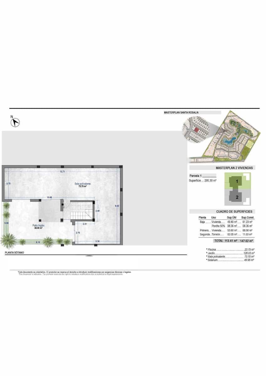 4 soveværelse Villa til salg i Torre-Pacheco med swimmingpool garage - € 785.000 (Ref: 9340184)