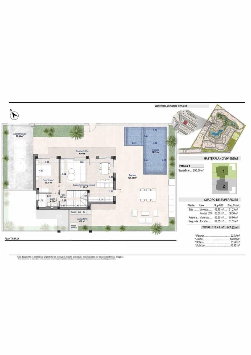 4 soveværelse Villa til salg i Torre-Pacheco med swimmingpool garage - € 785.000 (Ref: 9340184)