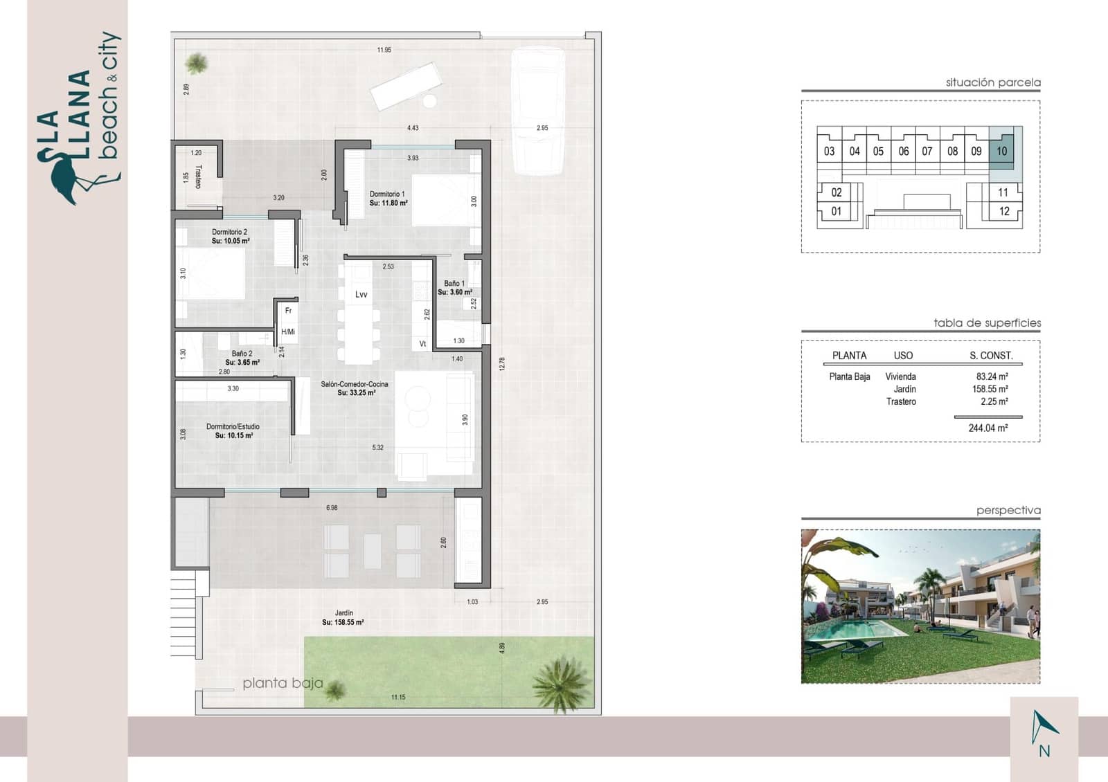 3 soverom Leilighet til salgs i San Pedro del Pinatar med garasje - € 375 000 (Ref: 9624217)