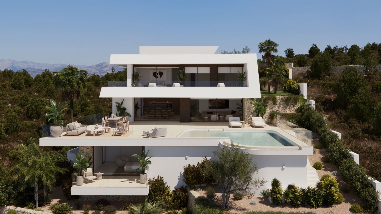 4 chambre Villa/Maison à vendre à Benitachell / Benitatxell avec piscine garage - 2 600 000 € (Ref: 9999473)