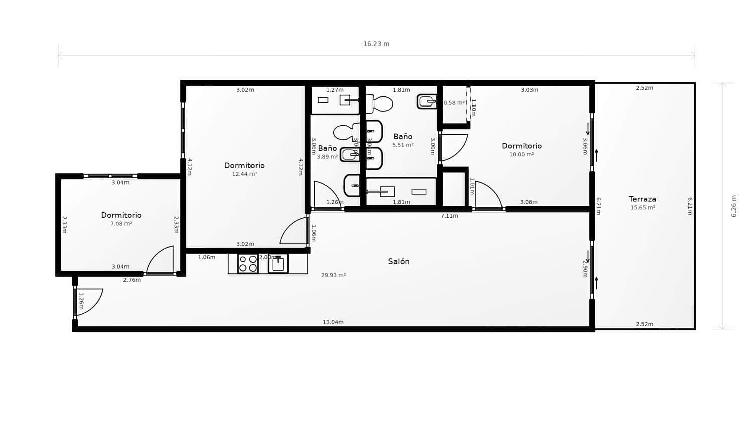 3 quarto Apartamento para venda em Puerto del Rey com piscina garagem - 247 000 € (Ref: 10139094)