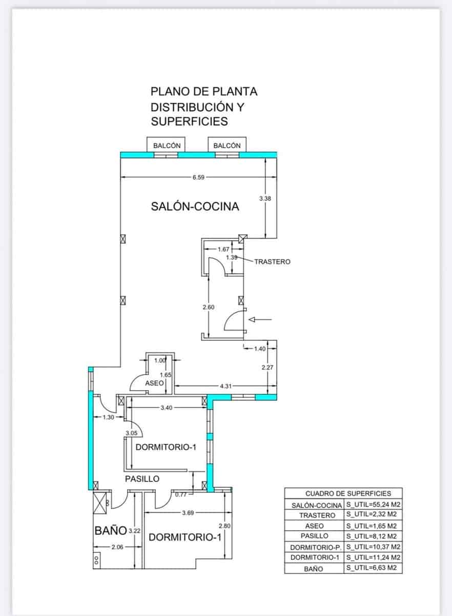 2 slaapkamer Appartement te koop in Cantoria met garage - € 85.000 (Ref: 9242693)