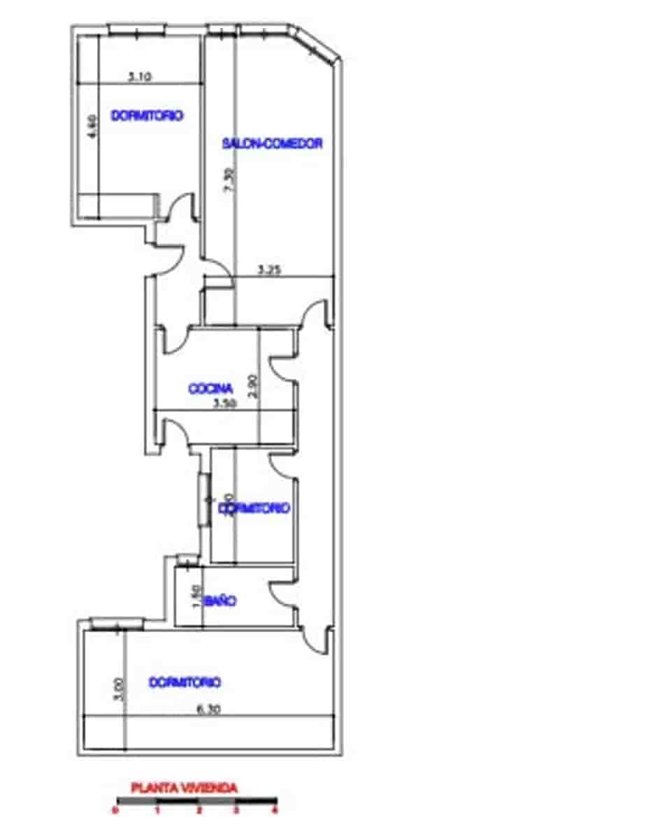 3 makuuhuone Huoneisto myytävänä paikassa Garrucha mukana 
autotalli - 236 000 € (Ref: 9377823)