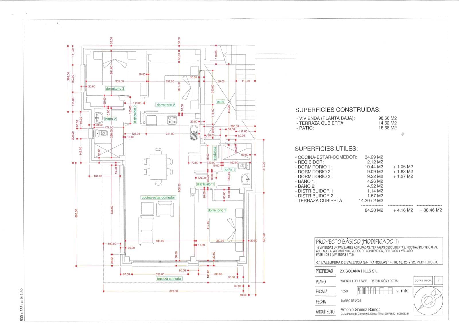 Chalet de 3 habitaciones en Pedreguer en venta con piscina - 529.000 € (Ref: 9340160)