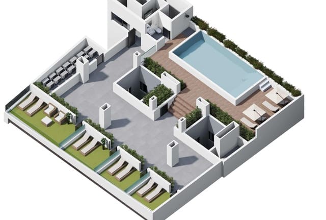 2 sypialnia Apartament na sprzedaż w Playa del Cura, Torrevieja z basenem garażem - 260 000 € (Ref: 9057488)