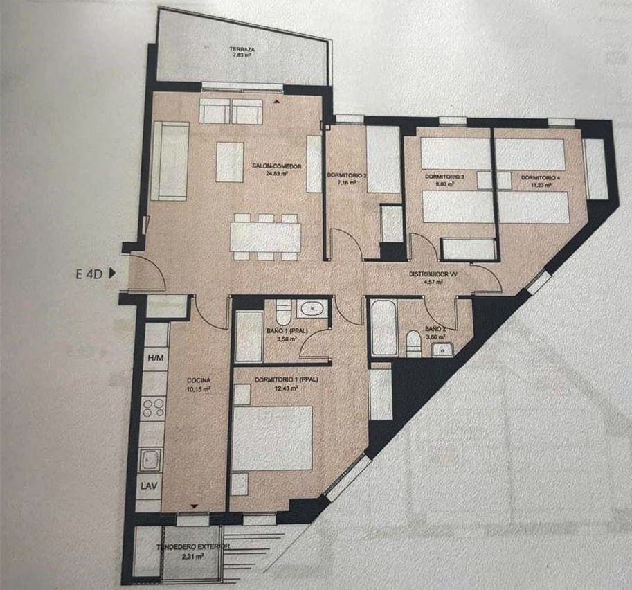 Apartamento de 4 habitaciones en Dénia en venta con piscina garaje - 430.000 € (Ref: 9471607)