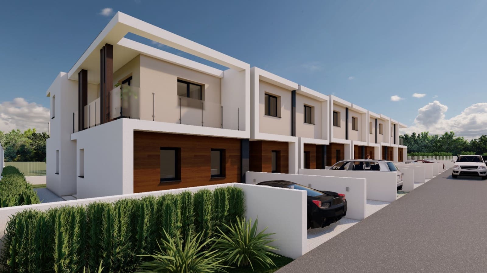 2 sypialnia Dom szeregowy na sprzedaż w Sagra z basenem garażem - 185 000 € (Ref: 9471616)