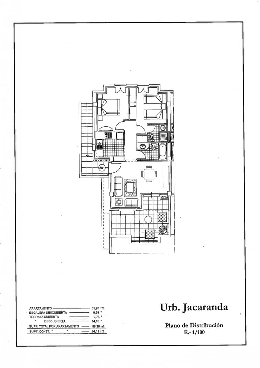 Ático de 2 habitaciones en Pedreguer en venta con piscina garaje - 240.000 € (Ref: 9912360)