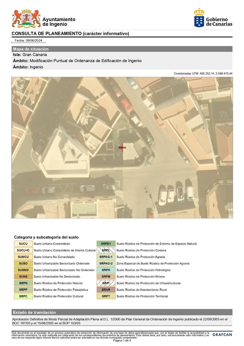 Byggetomt til salgs i Ingenio - € 70 000 (Ref: 8498836)