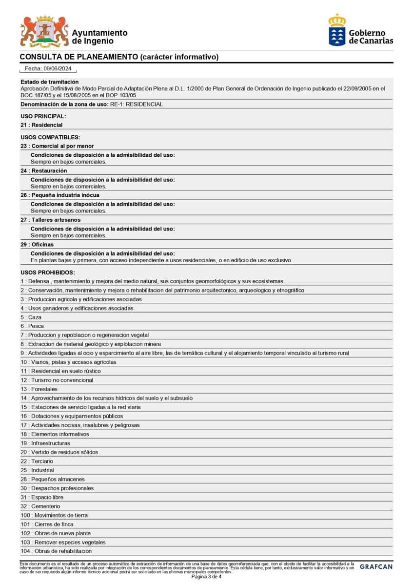 Byggetomt til salgs i Ingenio - € 70 000 (Ref: 8498836)