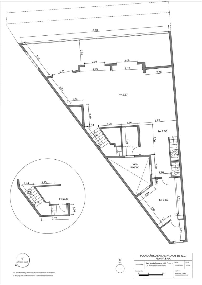 3 soveværelse Penthouse til salg i Las Palmas de Gran Canaria - € 830.000 (Ref: 8817720)