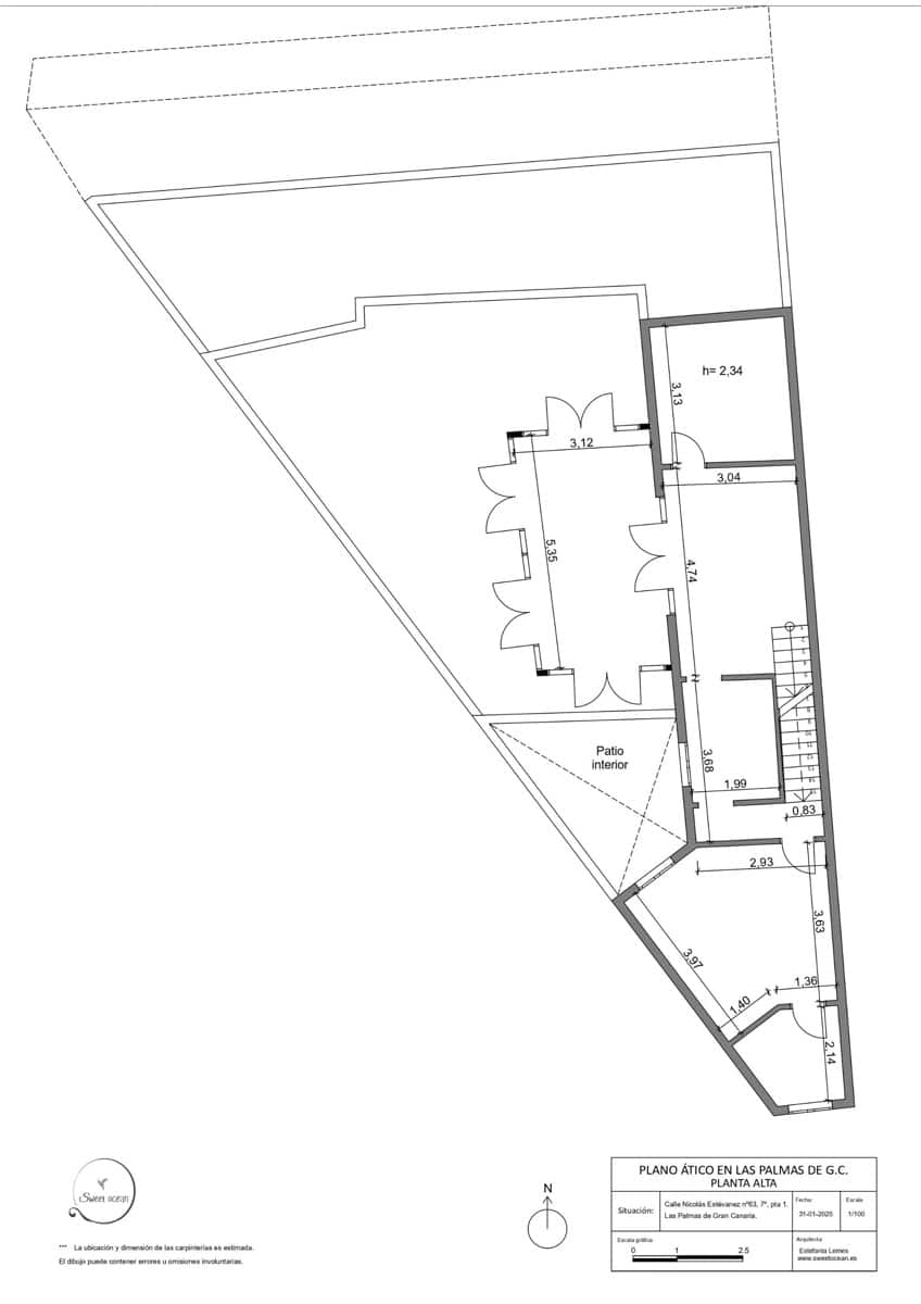 3 soveværelse Penthouse til salg i Las Palmas de Gran Canaria - € 830.000 (Ref: 8817720)
