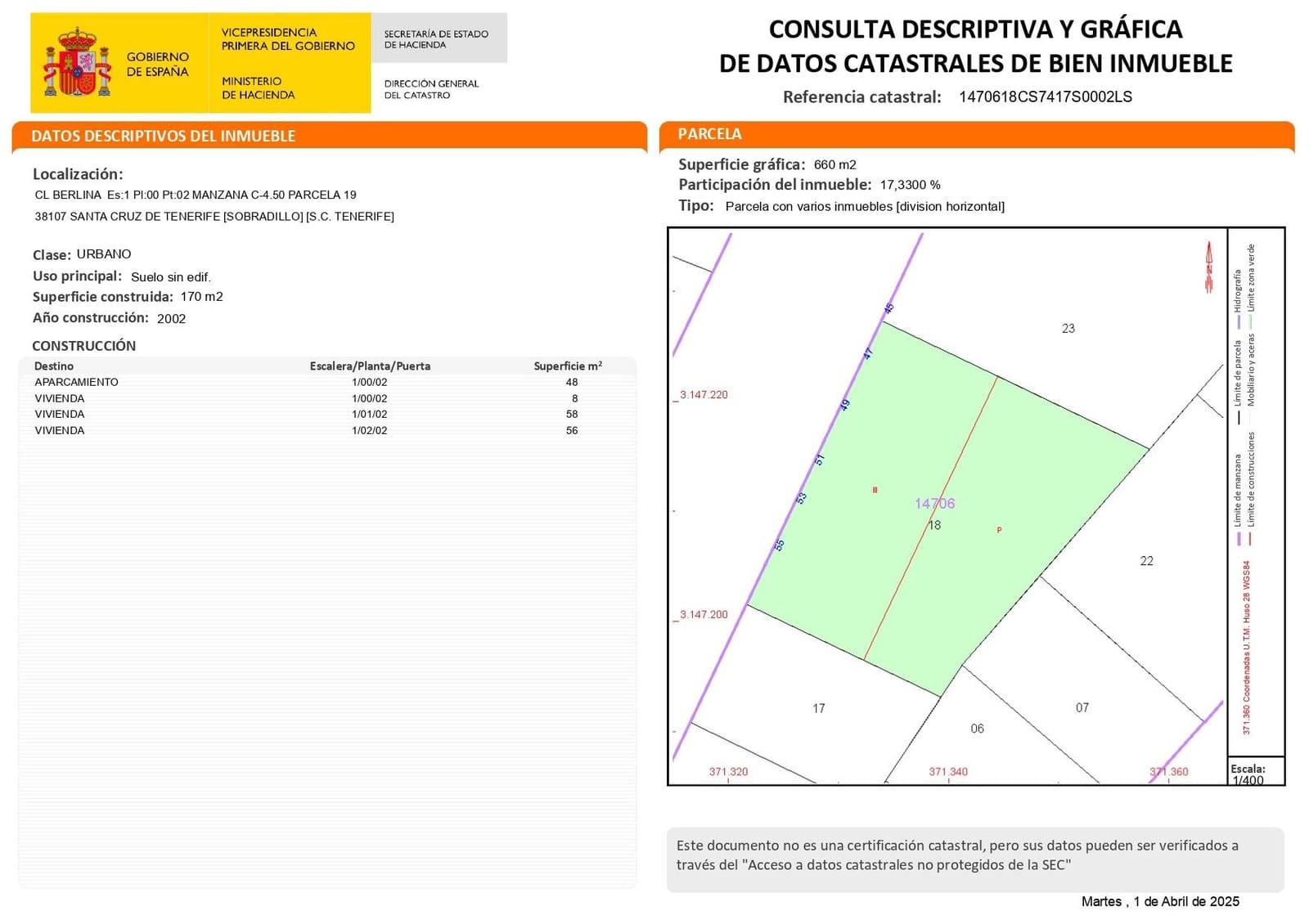 4 soveværelse Rækkehus til salg i Santa Cruz de Tenerife med garage - € 109.000 (Ref: 8913099)