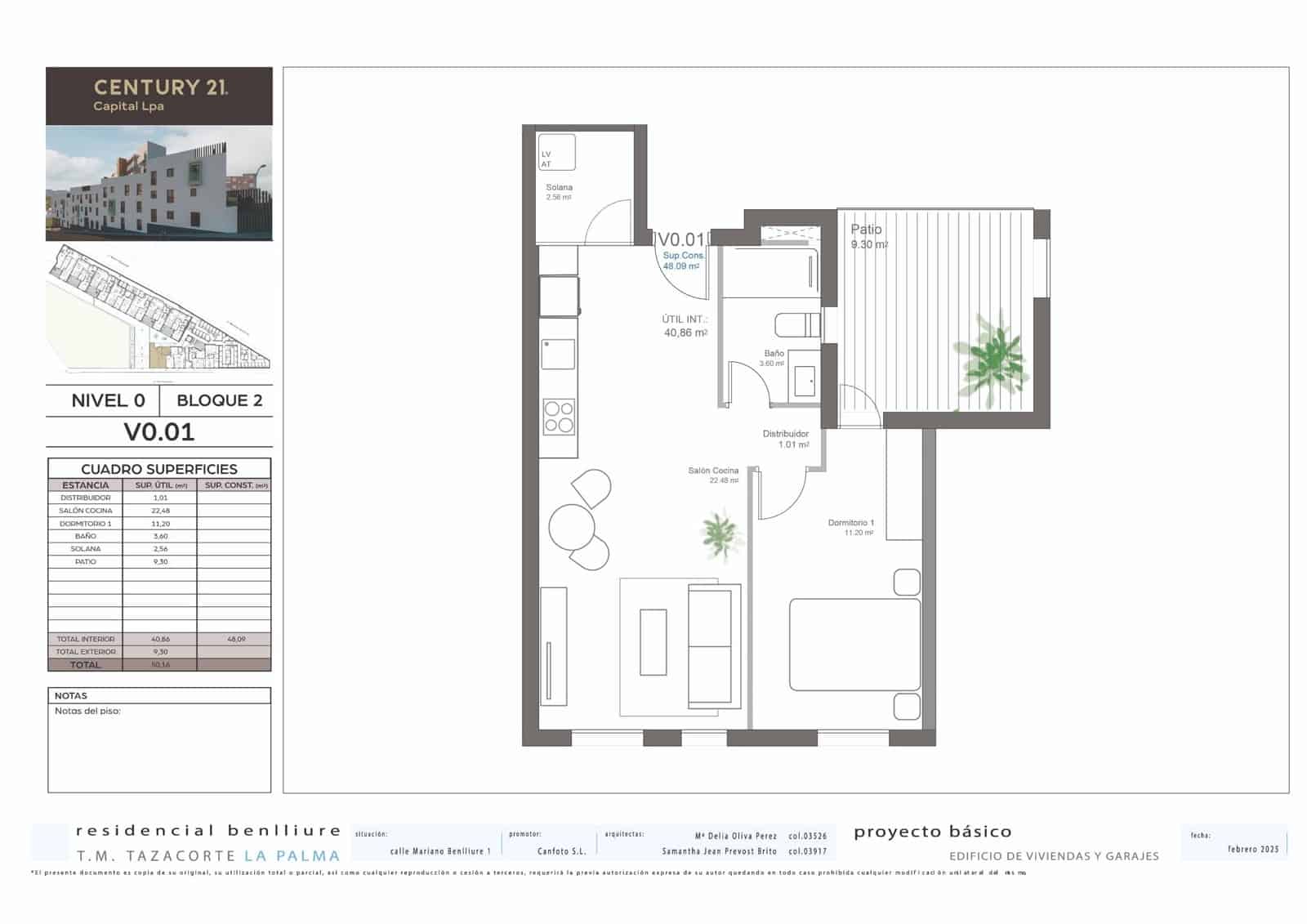 1 soveværelse Lejlighed til salg i Tazacorte med garage - € 134.400 (Ref: 8954266)