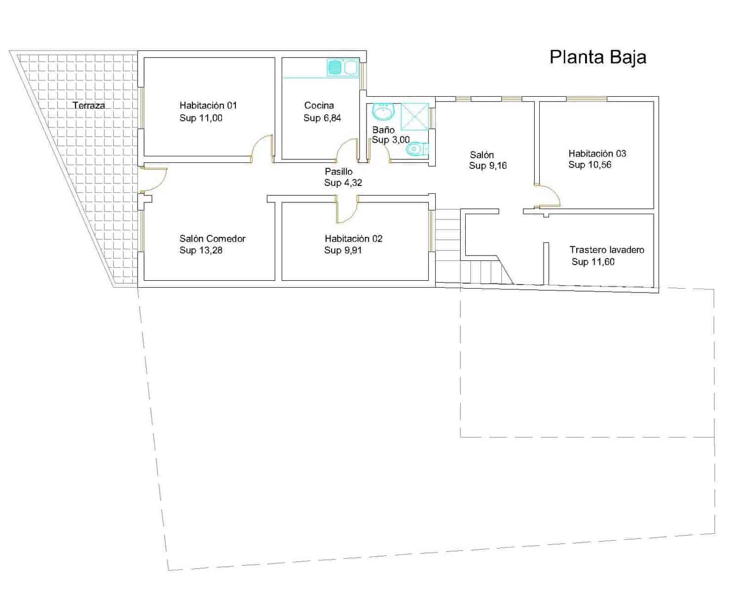 3 soveværelse Finca/Landehus til salg i San Cristobal de La Laguna - € 66.500 (Ref: 9003667)