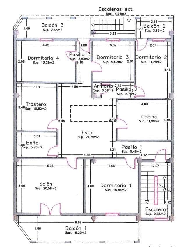 5 soveværelse Finca/Landehus til salg i El Salobre med garage - € 350.000 (Ref: 9015107)