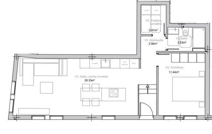 1 soveværelse Lejlighed til salg i Las Palmas de Gran Canaria - € 200.000 (Ref: 9095216)