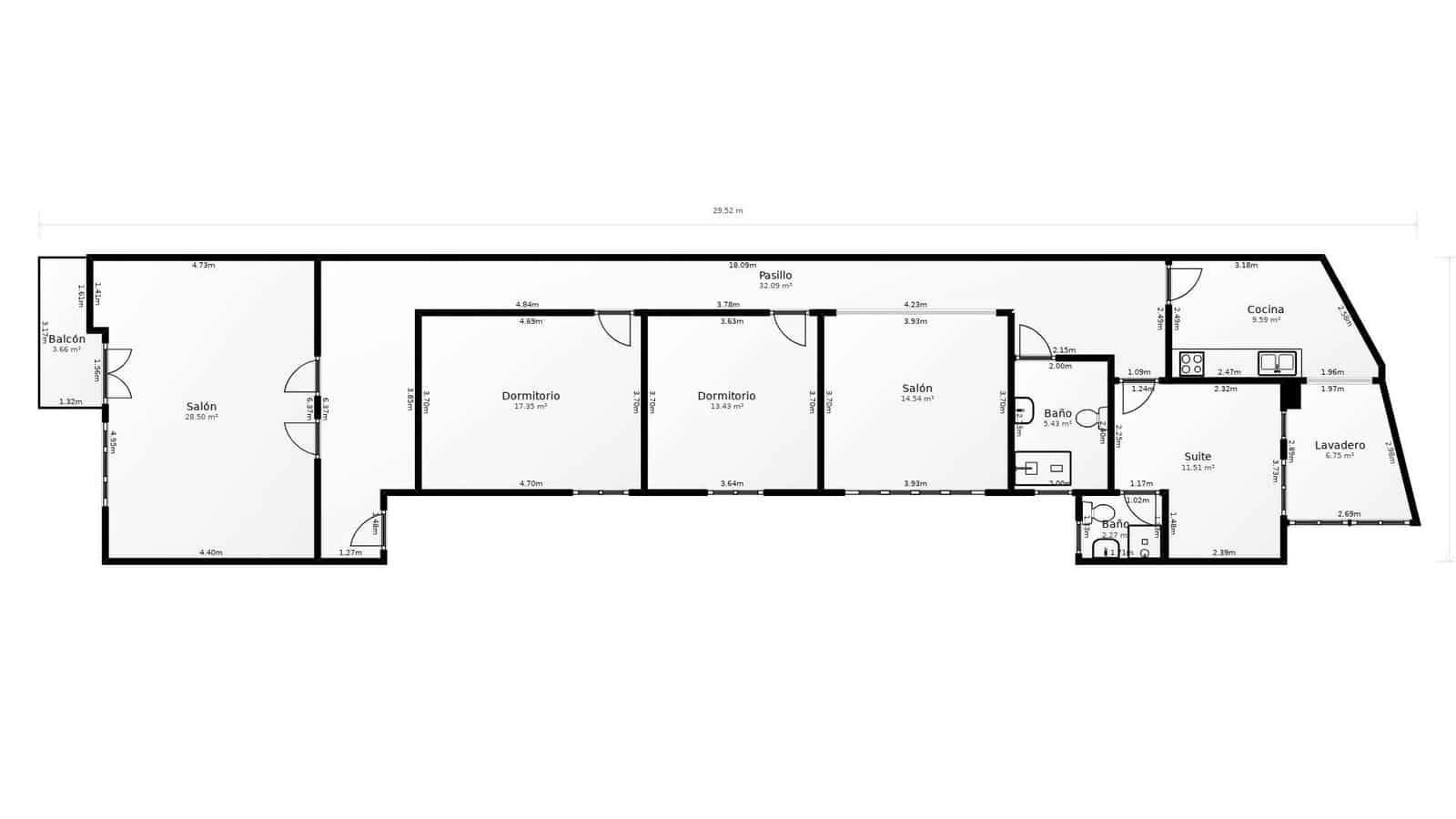 4 soveværelse Lejlighed til salg i Las Palmas de Gran Canaria - € 299.500 (Ref: 9102860)