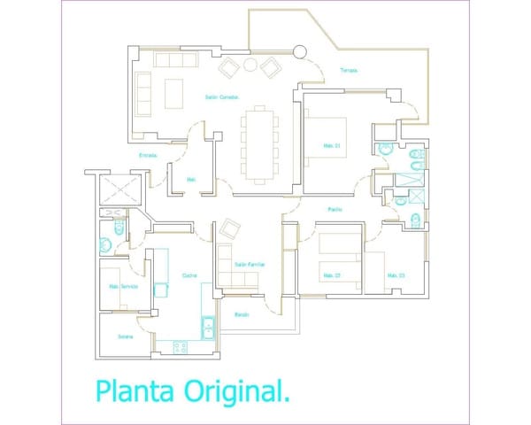 5 chambre Appartement à vendre à Santa Cruz de Tenerife avec garage - 398 000 € (Ref: 9162272)