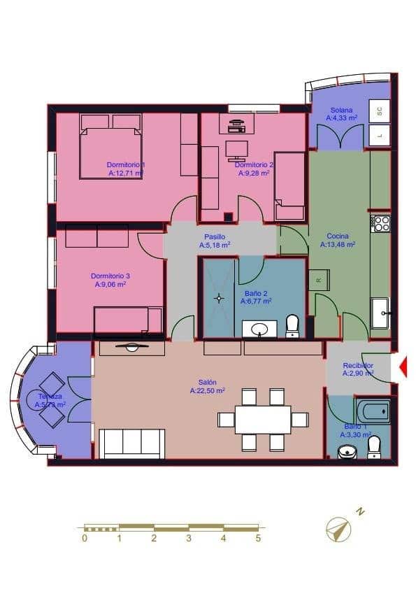 3 sypialnia Penthouse na sprzedaż w San Bartolome de Tirajana - 285 000 € (Ref: 9257296)