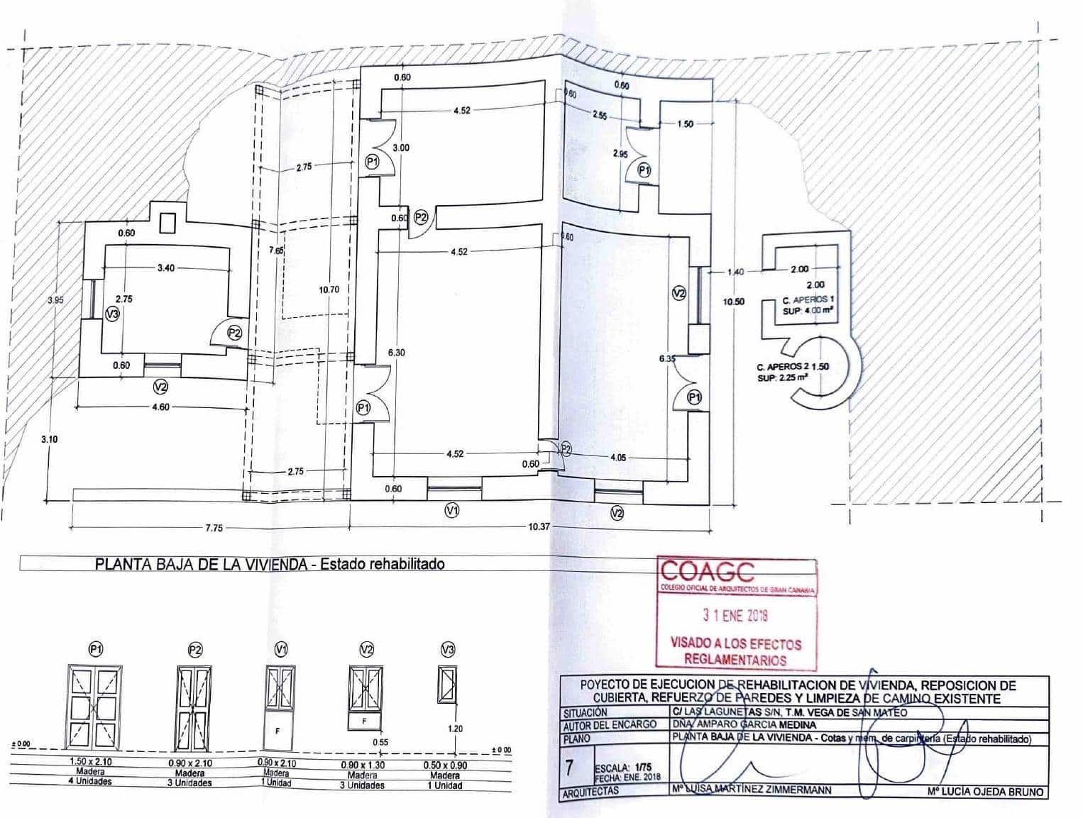 3 bedroom Finca/Country House for sale in Vega de San Mateo - € 160,000 (Ref: 9272601)