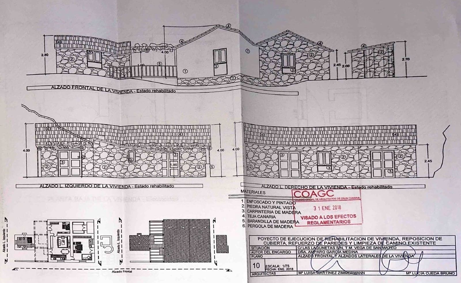 3 bedroom Finca/Country House for sale in Vega de San Mateo - € 160,000 (Ref: 9272601)