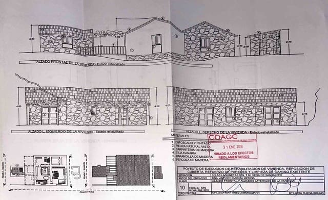 3 sovrum Finca/Hus på landet till salu i Vega de San Mateo - 160 000 € (Ref: 9272601)