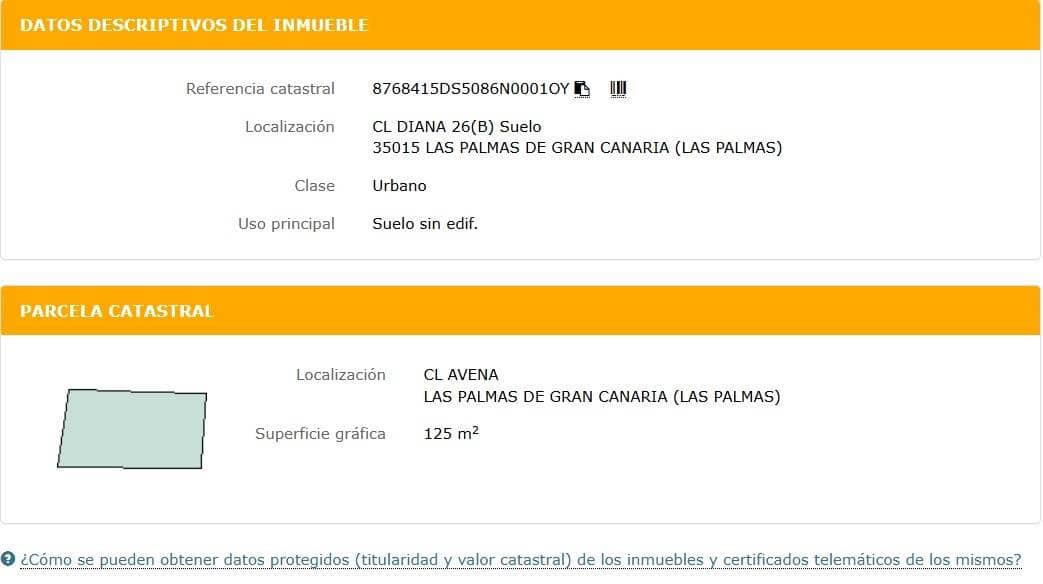 Building Plot for sale in Las Palmas de Gran Canaria - € 85,000 (Ref: 9296893)