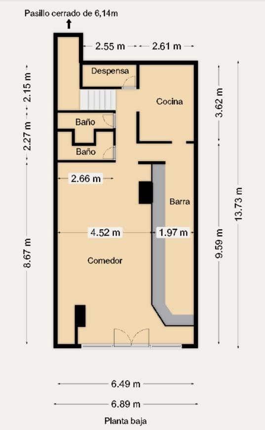 Erhverv til salg i Las Palmas de Gran Canaria - € 195.000 (Ref: 9310898)