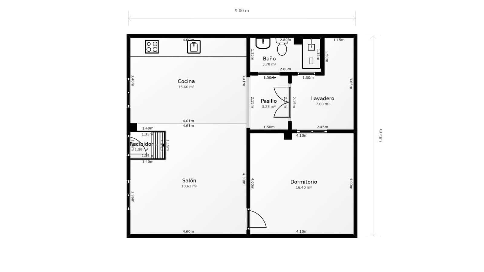 1 soverom Leilighet til leie i Las Palmas de Gran Canaria - € 1 050 (Ref: 9431077)