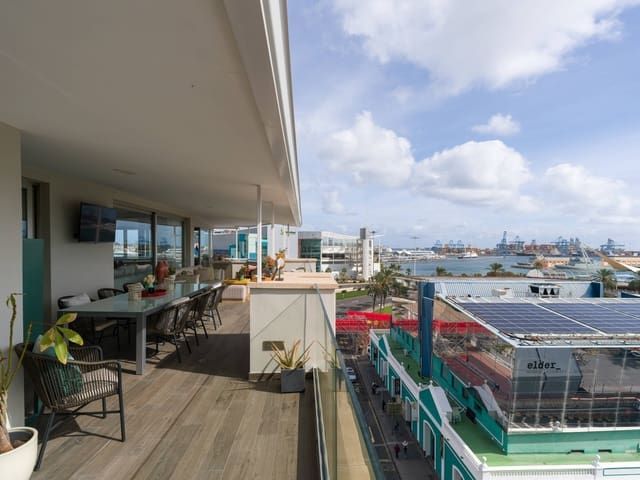 4 chambre Penthouse à vendre à Santa Catalina - Canteras, Las Palmas de Gran Canaria avec garage - 1 150 000 € (Ref: 9548198)